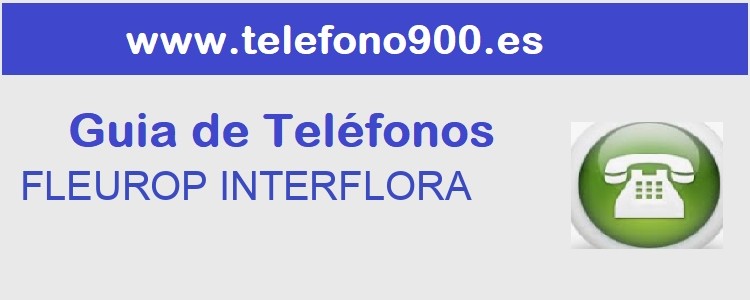Telefono de  FLEUROP INTERFLORA